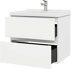 Onika Тумба под раковину Эвада 70 подвесная белая – фотография-3