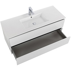 Cezares Тумба с раковиной Plane 120 подвесная bianco lucido раковина CZR-8002-120 – фотография-4