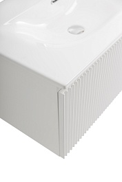 BelBagno Тумба с раковиной Uno 80 подвесная Bianco Opaco с раковиной BB-8099-3-80 – фотография-7