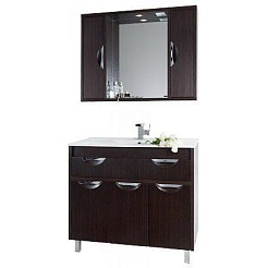 Водолей Тумба с раковиной "Габи 100" венге – фотография-7