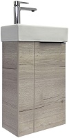 Comforty Тумба с раковиной Асти 40 9140 подвесная дуб дымчатый