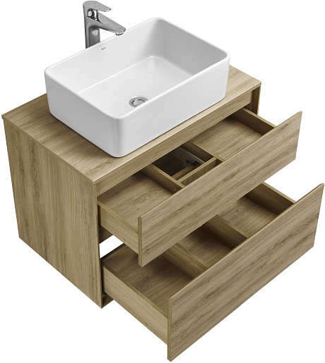 Акватон Мебель для ванной Либерти 75 Mila 50 дуб эльвезия – картинка-3