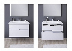 Aquanet Мебель для ванной Модена 75 белая – фотография-11