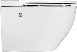 Azario Унитаз подвесной AZ-102C импульсный безободковый с инсталляцией белый – фотография-5