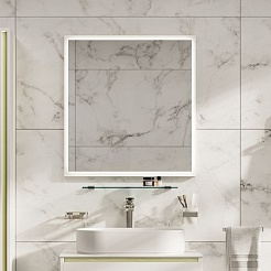 Allen Brau Зеркало Activity 90 1.340028.PGM платина матовый – фотография-3