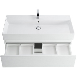 Cezares Тумба под раковину Molveno-46 80 подвесная bianco ghiaccio – фотография-9