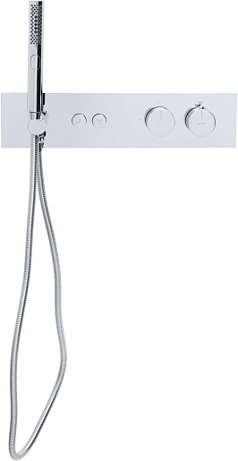 Allen Brau Смеситель для ванны Liberty 5.33010-00 (с внутренней частью, 2 хода) хром – картинка-5