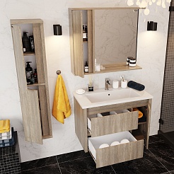 Onika Мебель для ванной Амара 85.13 подвесная баменда – фотография-4