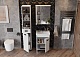 Onika Мебель для ванной Балтика-Квадро 55.11 Black L белая – фотография-19