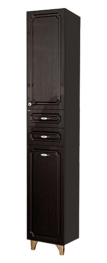 Misty Пенал для ванной Александра 35 R венге с б/к – фото, картинка, фотография-1