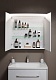 Aqwella Мебель для ванной Neringa 80, зеркало-шкаф – фотография-16