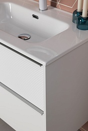 Aquanet Мебель для ванной Вита 70 Flat подвесная белая матовая – фотография-16
