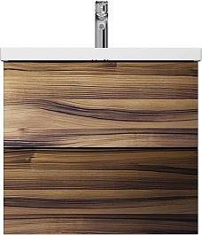 Am.Pm Тумба под раковину Gem 60 подвесная орех – фотография-1