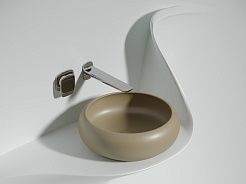 Ceramicanova Мебельная раковина Element 36 CN6050MC капучино матовый – фотография-2