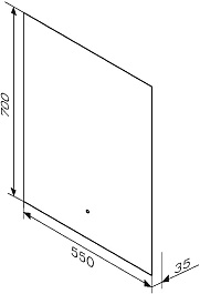 Am.Pm Зеркало X-Joy 55 с подсветкой – фотография-10