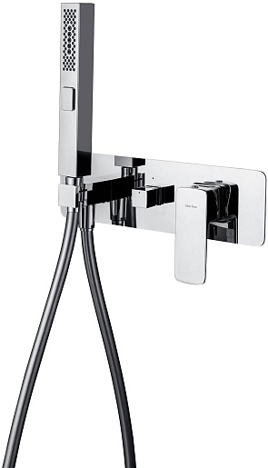 Allen Brau Смеситель для ванны с душем Infinity 5.21007-00 (с внутренней частью) хром – фото-1