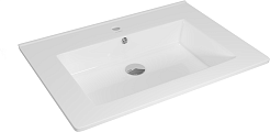 СанТа Мебель для ванной Вегас 65 подвесная с зеркальным шкафом Вегас 70 белая – фотография-7