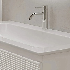 Sancos Тумба с раковиной Folk 100 bianco раковина Grace 101 CN7013 – фотография-4