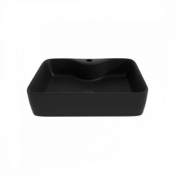 Teymi Накладная мебельная раковина Helmi S 48 чёрный матовый T50297 – фотография-3