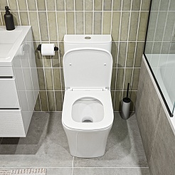 Vivon Унитаз-компакт Plat KWH04 с быстросъёмным сиденьем микролифт – фотография-5