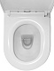 Azario Унитаз-компакт Fretta Round AZ-7121A безободковый с бачком с сиденьем микролифт белый – фотография-29