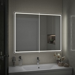 Vigo Зеркальный шкаф Geometry Comfort 1000 с бесконтактным выключателем – фотография-8
