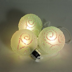 Feron Световая фигура Стеклянные новогодние шары LT034 – фотография-3
