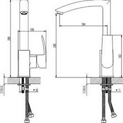 Iddis Смеситель Vane Lux YA56177C для кухонной мойки – фотография-2