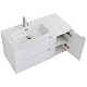 BelBagno Тумба с раковиной Etna 100 L подвесная Bianco Lucido – фотография-24