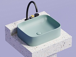 Ceramicanova Мебельная раковина Element 50 CN6052MLG зелёный матовый – фотография-8