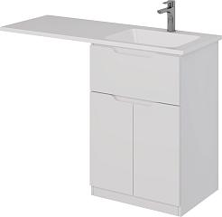 Dreja Тумба под раковину Vega 60 белая – фотография-4