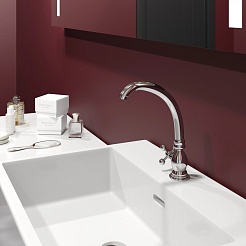 Mixline Смеситель для раковины/мойки 1/2 керамический ML07-05 моно под гайку (без подводки) – фотография-2