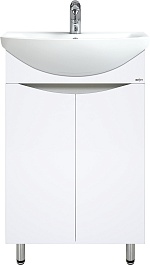 Misty Тумба под раковину Смайл 50 белая – фотография-1