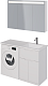 Dreja Тумба с раковиной Vega 120 R под стиральную машину белая – фотография-35