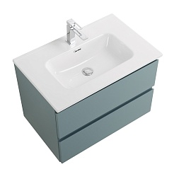 BelBagno Тумба с раковиной Kraft 70 подвесная Голубой матовый – фотография-5