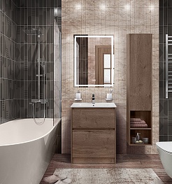 BelBagno Тумба под раковину Kraft 60 напольная Rovere Tabacco – фотография-4