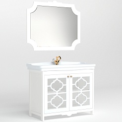 Corozo Мебель для ванной Манойр 85 белая – фотография-1