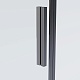 Vincea Душевой уголок Soft 2 100x90 VSR-3SO29010CLGM профиль вороненая сталь стекло прозрачное – фотография-12