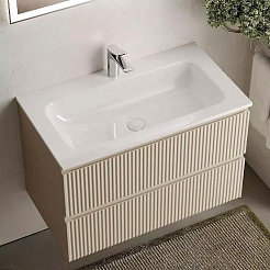 Sancos Мебель для ванной Snob R 80 beige soft – фотография-4