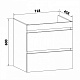 Runo Мебель для ванной Манхэттен 75 серый бетон – картинка-15