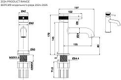 Allen Brau Смеситель для раковины Priority 5.31001-31 черный матовый – фотография-7