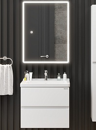 Onika Мебель для ванной Эвада 70 подвесная белая – фотография-1