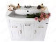 Водолей Мебель для ванной Капри 90 белая с б/к – фотография-10
