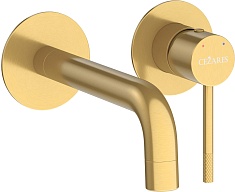 Cezares Смеситель для раковины чаши Relax RELAX-BLI2-1-BORO-W0 встраиваемый брашированное золото