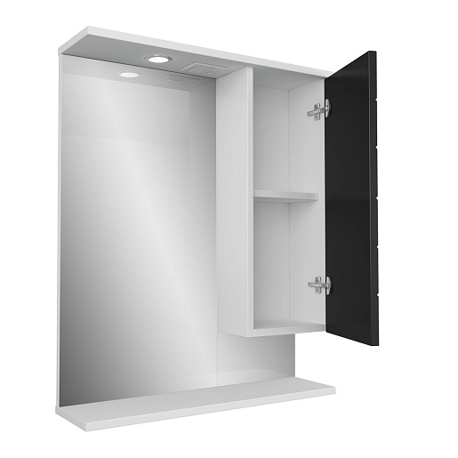 Merkana Мебель для ванной комнаты Таис 60 R черная – картинка-7