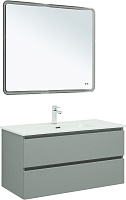 Aquanet Мебель для ванной Вега 2.0 100 Flat подвесная мисти грин матовая
