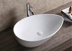 Ceruttispa Раковина накладная 66 CR7030 белая – фотография-3