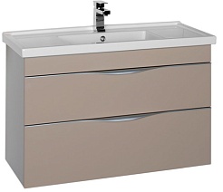 Aquanet Тумба под раковину Эвора 100 капучино – фотография-1