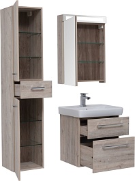 Dreja Тумба с раковиной Q MAX 60 дуб кантри – фотография-6