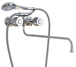 Mixline Смеситель для ванны и раковины 1/2 керамический ML01-02 – фотография-1